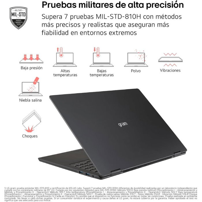 LG gram 14Z95U Ryzen AI 7 450 32 GB RAM 512 GB SSD 14 pulg.